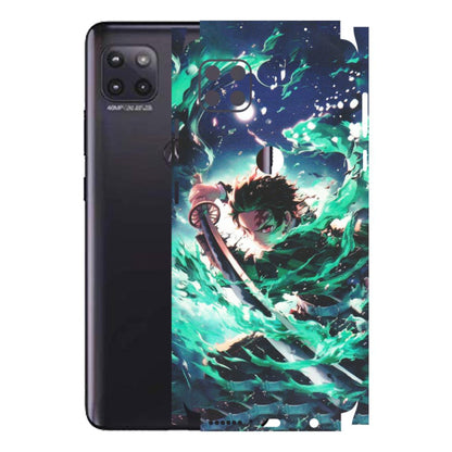 Motorola Phone Skins (All Models) - Sword Fighter Anime - Matte Finish (M-29) Motorola Moto G (5G)