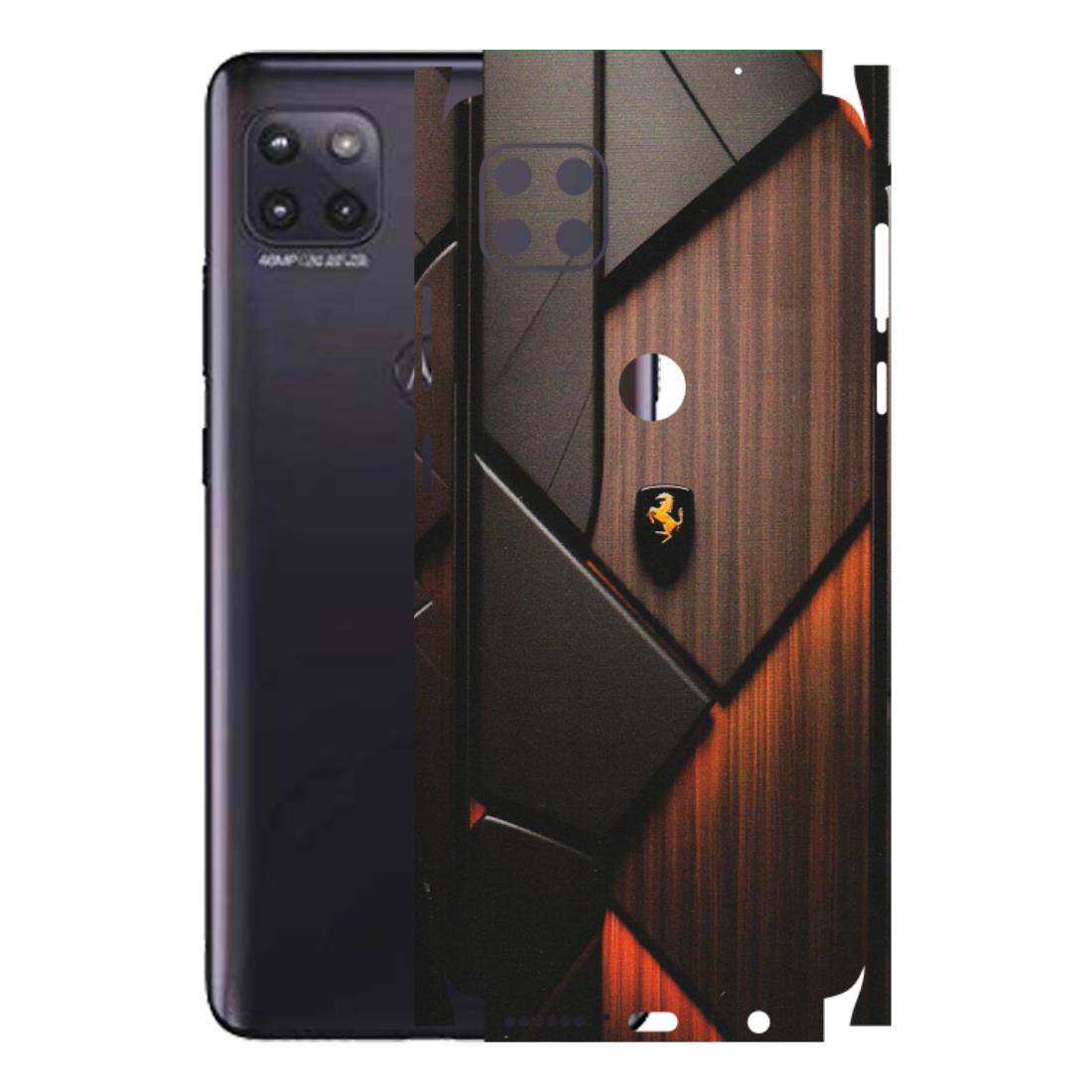 Motorola Phone Skins (All Models) - Lambo Beauty Wood Pattern Sober - Matte Finish (M-51) Motorola Moto G (5G)
