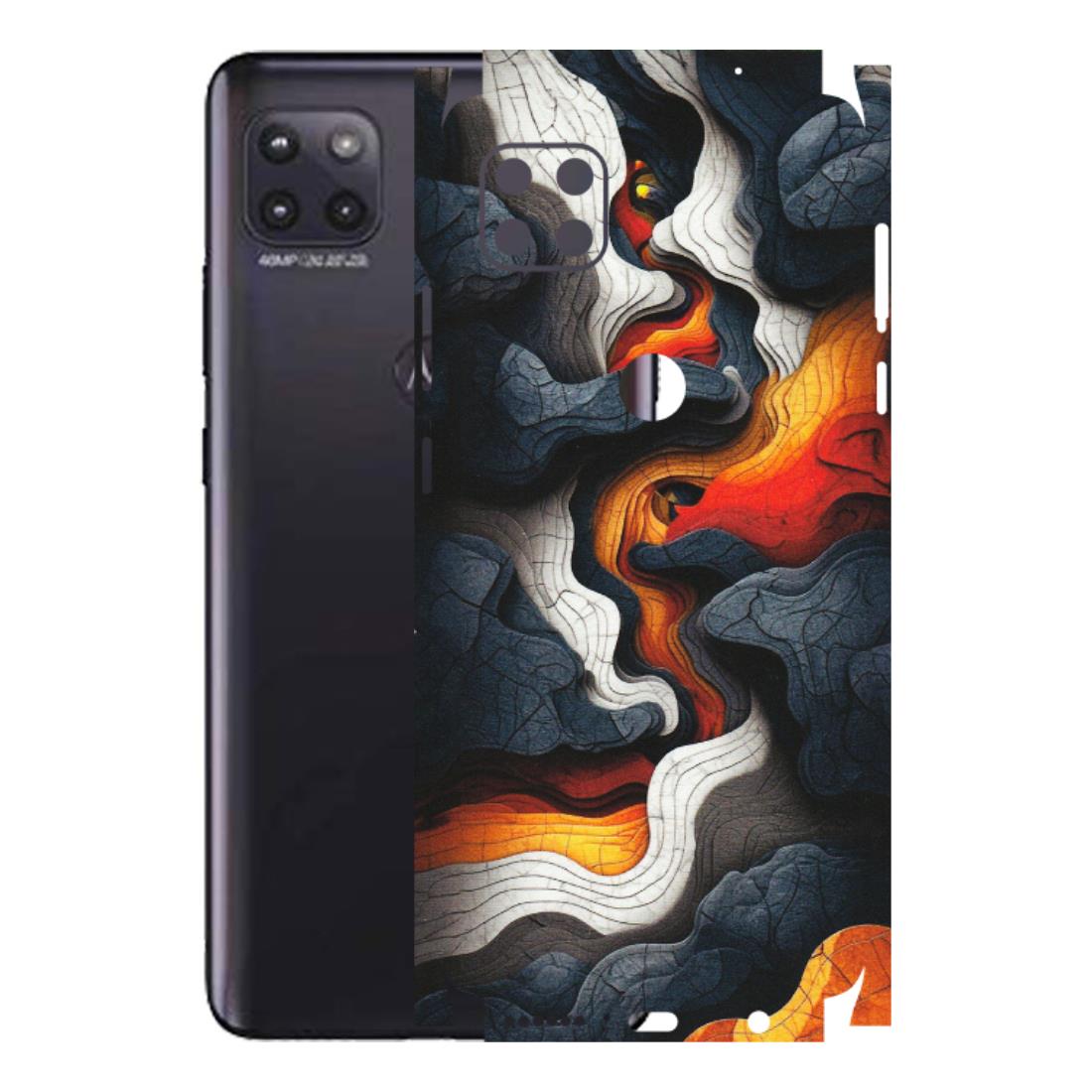 Motorola Phone Skins (All Models) - Abstract Volcanic Layers - Matte Finish (M-52) Motorola Moto G (5G)