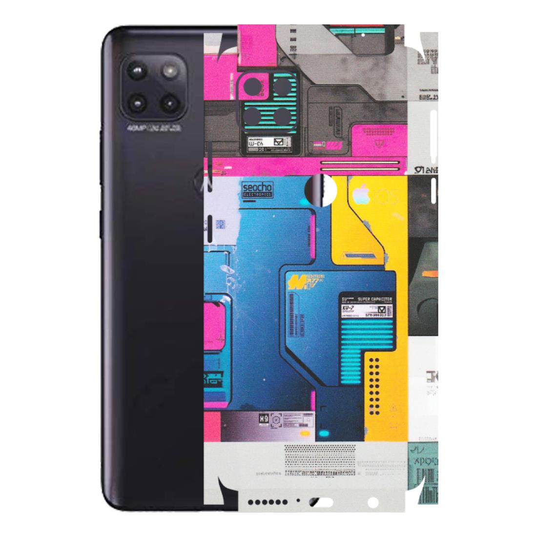 Motorola Phone Skins (All Models) - Colourfull Motherboard Internals - Matte Finish (M-55) Motorola Moto G (5G)