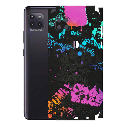Motorola Phone Skins (All Models) - Majestic Black Vibes - Matte Finish (M-62) Motorola Moto G (5G)