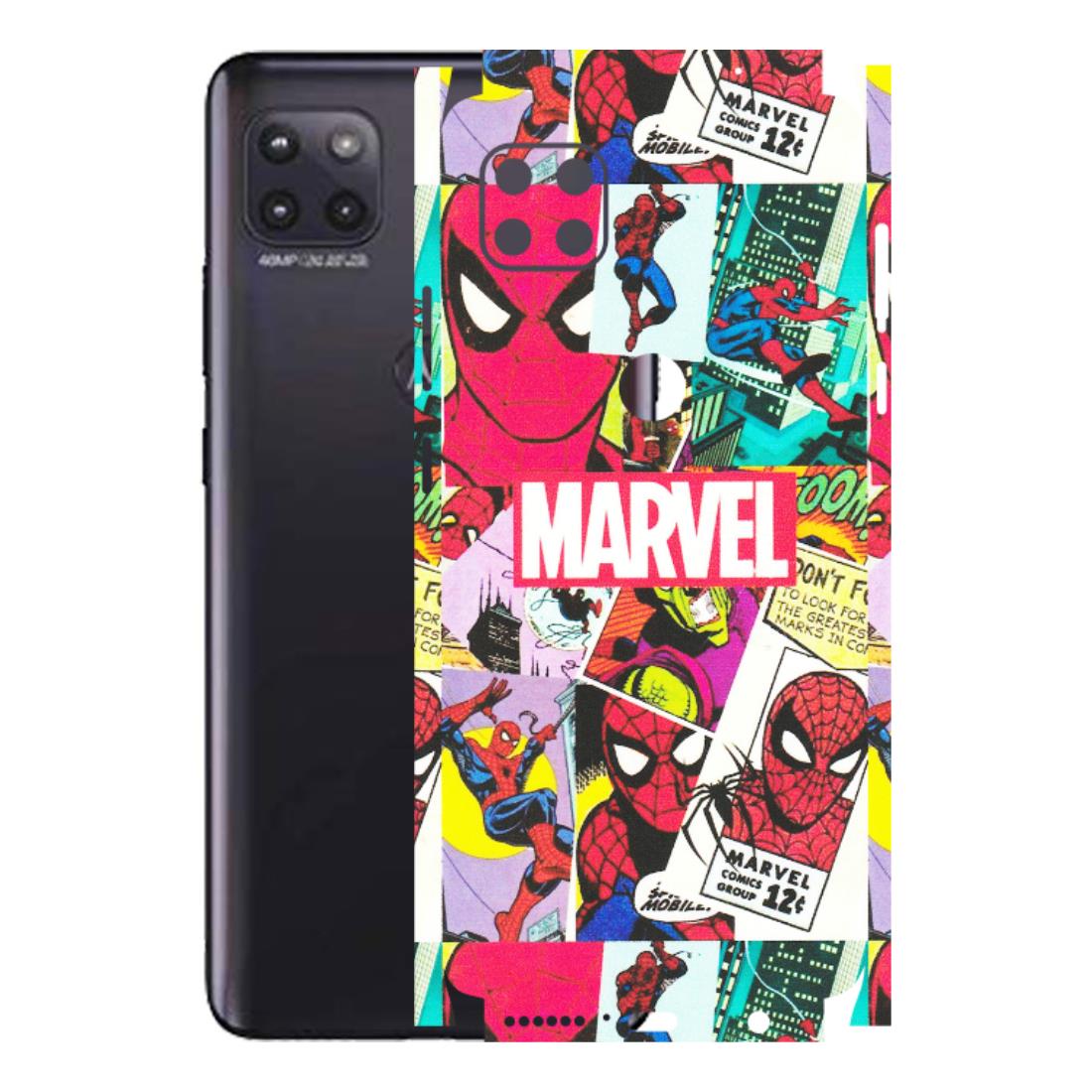 Motorola Phone Skins (All Models) - Marvel Comic Spiderman Grafitti - Matte Finish (M-72) Motorola Moto G (5G)