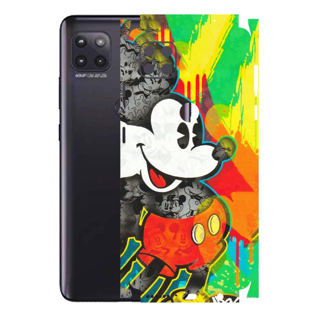 Motorola Phone Skins (All Models) - Multiple Mickey With Colourful Texture - Matte Finish (M-84) Motorola Moto G (5G)