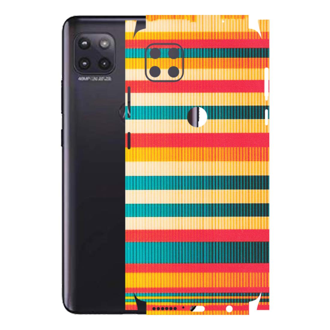 Motorola Phone Skins (All Models) - Colourful Stripes Soothing Effect - Matte Finish (M-86) Motorola Moto G (5G)