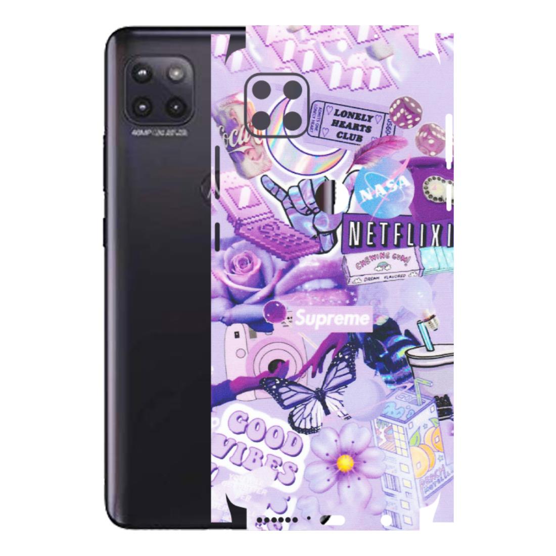 Motorola Phone Skins (All Models) - Supreme Purple Magic - Matte Finish (M-88) Motorola Moto G (5G)