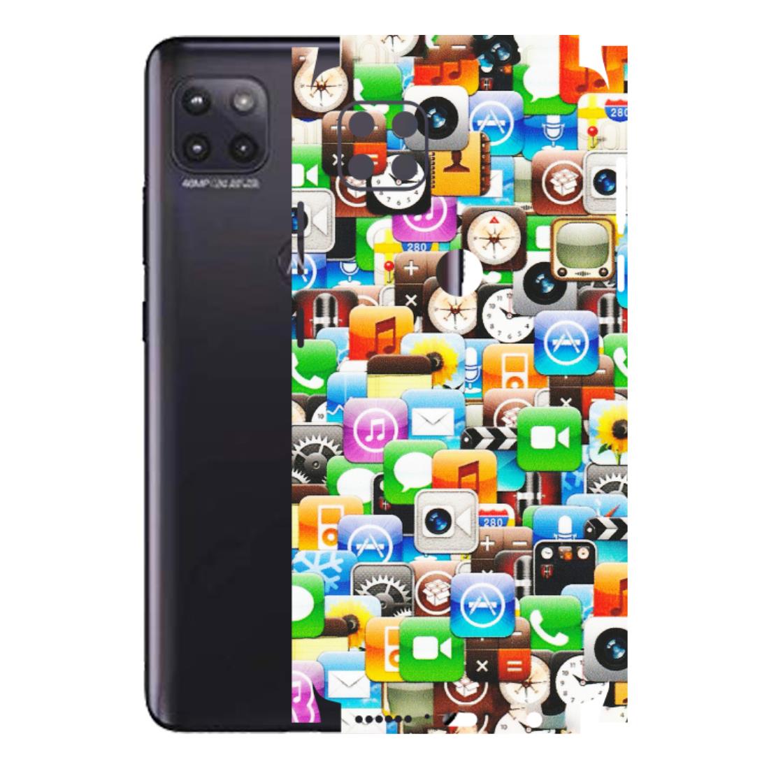 Motorola Phone Skins (All Models) - All Apple Icons - Matte Finish (M-93) Motorola Moto G (5G)