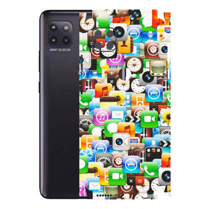Motorola Phone Skins (All Models) - All Apple Icons - Matte Finish (M-93) Motorola Moto G (5G)
