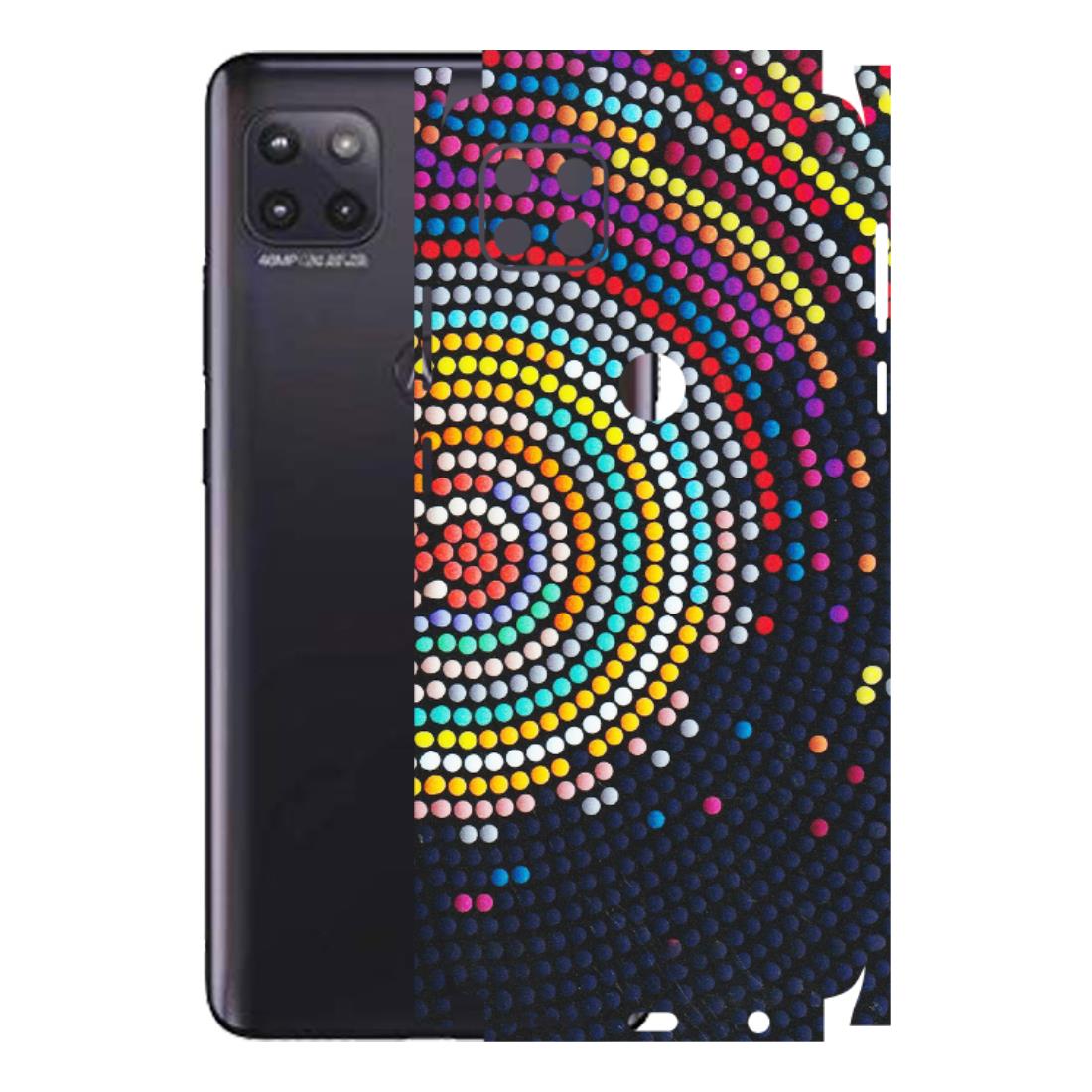 Motorola Phone Skins (All Models) - Rainbow Dot Mandala - Matte Finish (M-97) Motorola Moto G (5G)