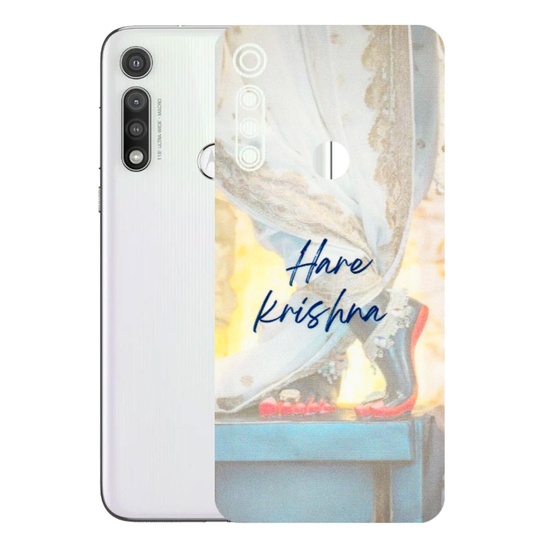 Motorola Phone Skins (All Models) - Hare Krishna - 3D Embossed Finish (L-03) Motorola Moto G Fast