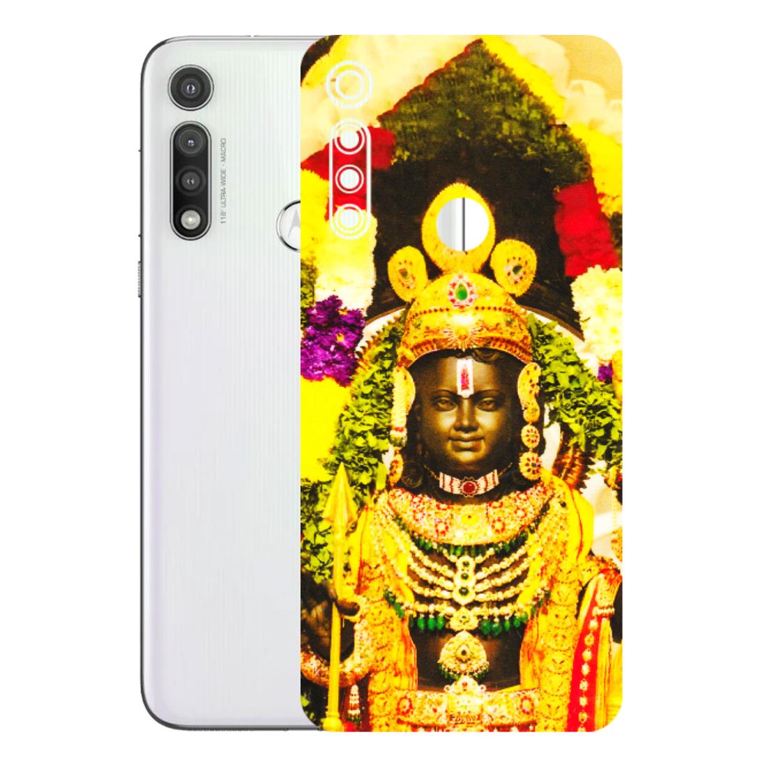 Motorola Phone Skins (All Models) - Ram Lalla Ayodhya - 3D Embossed Finish (L-103) Motorola Moto G Fast
