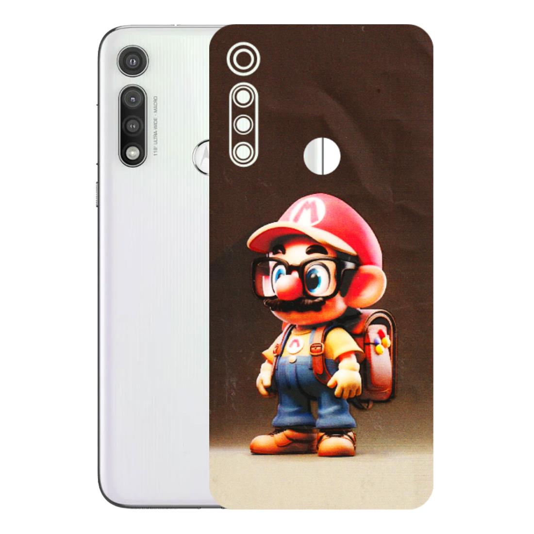 Motorola Phone Skins (All Models) - Little Mario - 3D Embossed Finish (L-119) Motorola Moto G Fast