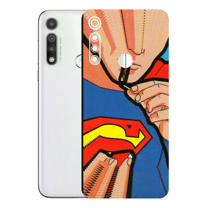 Motorola Phone Skins (All Models) - Superman Sutta - 3D Embossed Finish (L-130) Motorola Moto G Fast