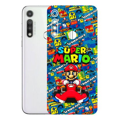 Motorola Phone Skins (All Models) - Super Mario Kart - 3D Embossed Finish (L-140) Motorola Moto G Fast