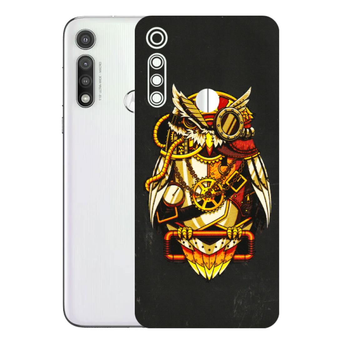 Motorola Phone Skins (All Models) - Classy Smart Owl - 3D Embossed Finish (L-144) Motorola Moto G Fast