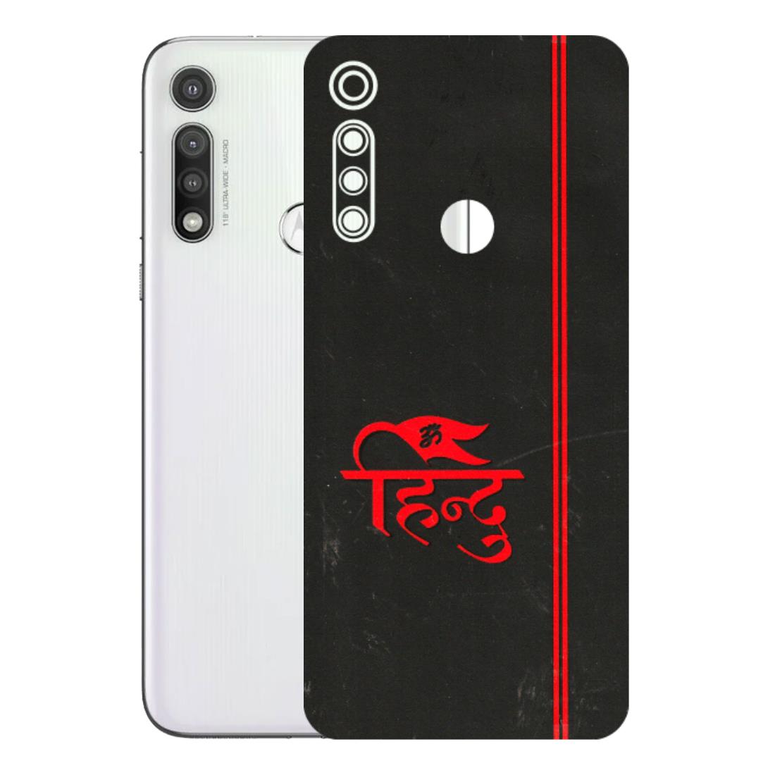 Motorola Phone Skins (All Models) - Hindu Black - 3D Embossed Finish (L-153) Motorola Moto G Fast