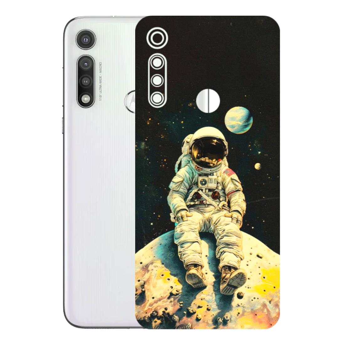 Motorola Phone Skins (All Models) - Astronaut in Space - 3D Embossed Finish (L-16) Motorola Moto G Fast