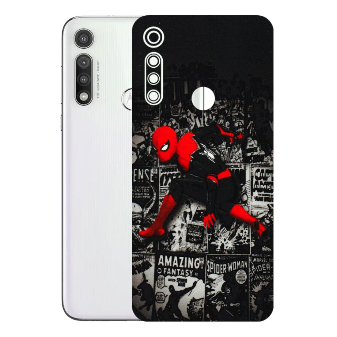 Motorola Phone Skins (All Models) - SpiderMan New - 3D Embossed Finish (L-162) Motorola Moto G Fast