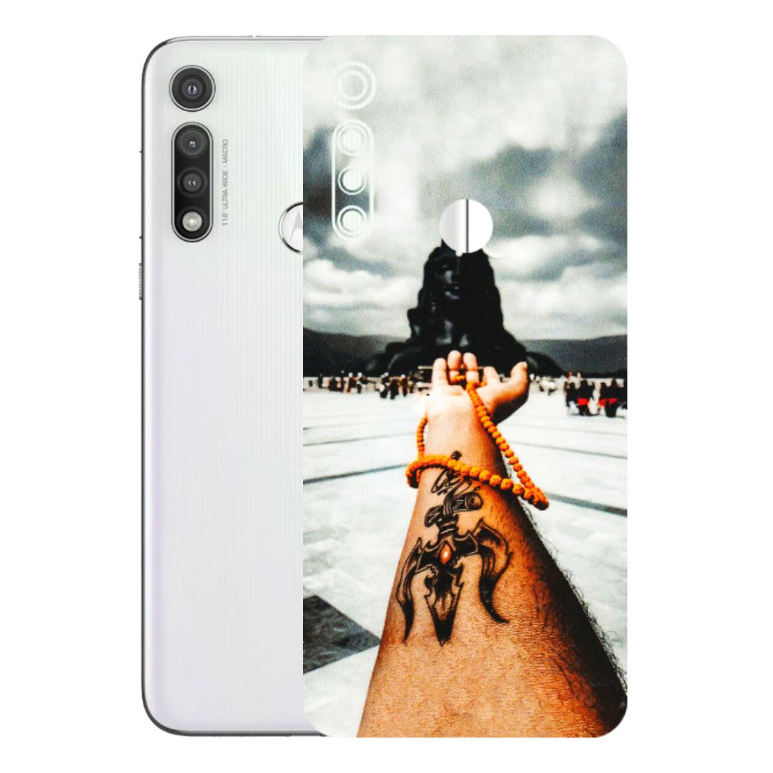 Motorola Phone Skins (All Models) - Jai Adiyogi Mahakaal - 3D Embossed Finish (L-164) Motorola Moto G Fast