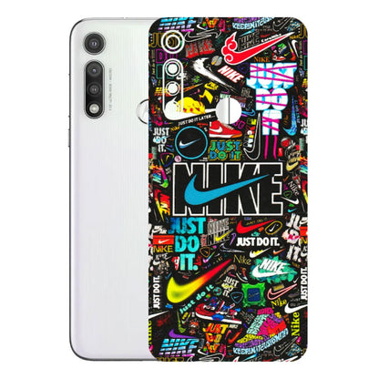 Motorola Phone Skins (All Models) - Just Do It Doodles - 3D Embossed Finish (L-166) Motorola Moto G Fast