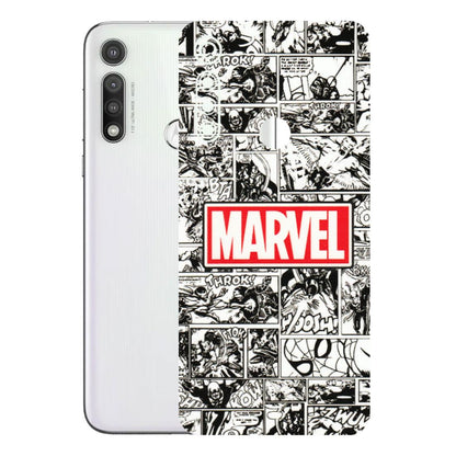 Motorola Phone Skins (All Models) - Marvel Comic - 3D Embossed Finish (L-171) Motorola Moto G Fast