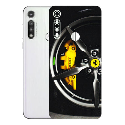 Motorola Phone Skins (All Models) - Ferrari Wheel Alloy - 3D Embossed Finish (L-173) Motorola Moto G Fast