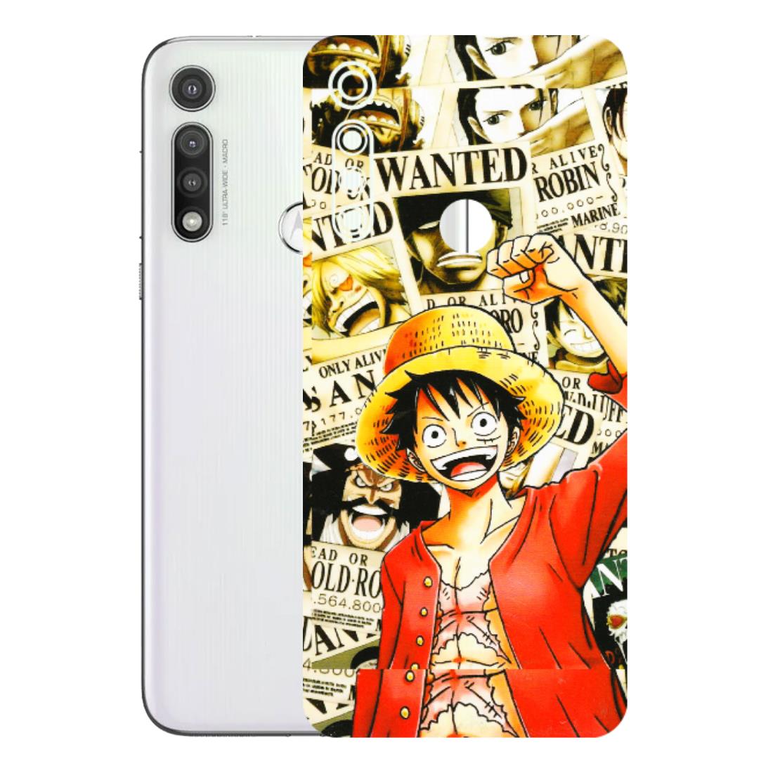 Motorola Phone Skins (All Models) - Luffy Anime - 3D Embossed Finish (L-177) Motorola Moto G Fast