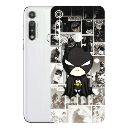 Motorola Phone Skins (All Models) - Toon Batman - 3D Embossed Finish (L-182) Motorola Moto G Fast