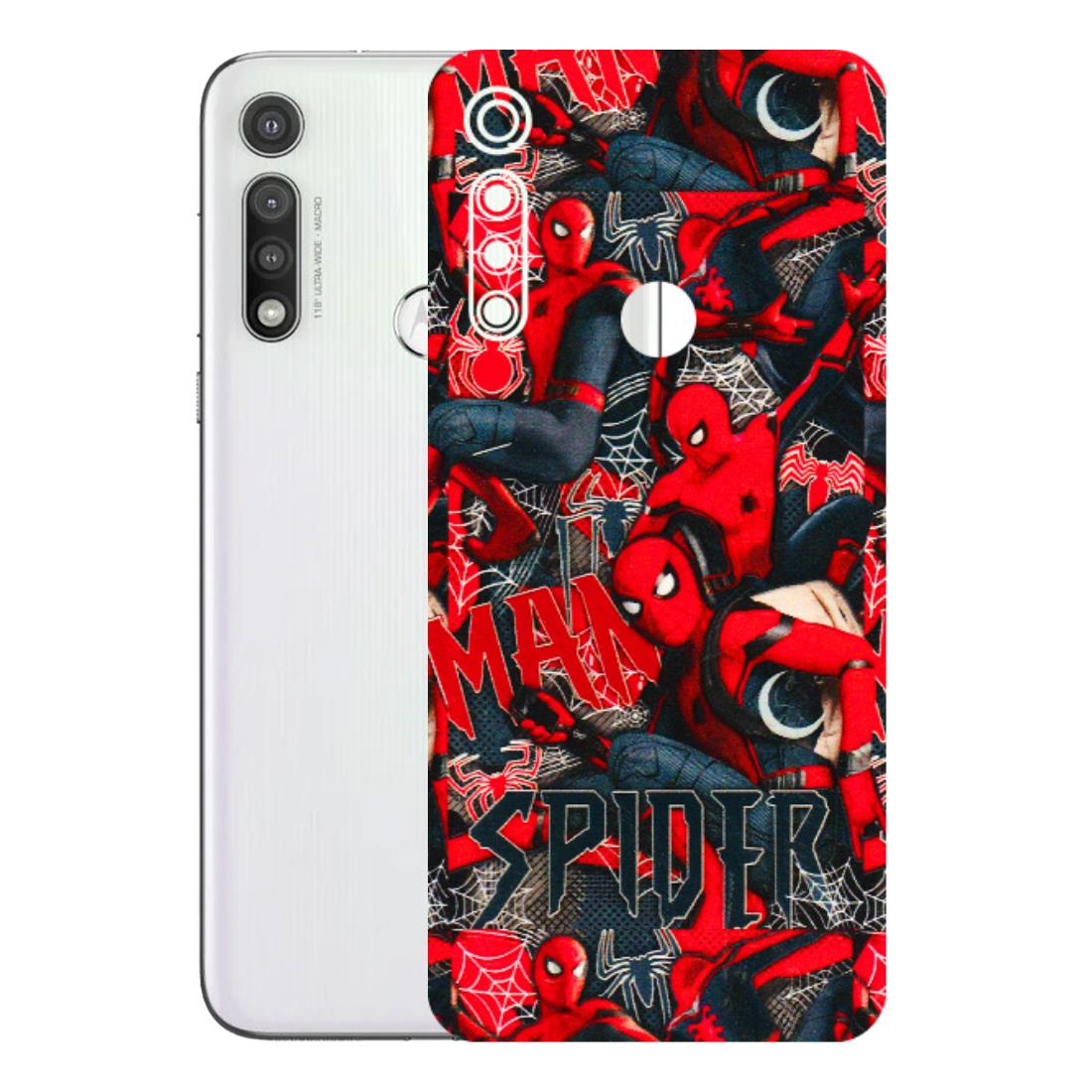 Motorola Phone Skins (All Models) - SpiderMan Cool - 3D Embossed Finish (L-188) Motorola Moto G Fast