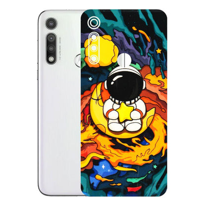 Motorola Phone Skins (All Models) - Baby Astronaut - 3D Embossed Finish (L-197) Motorola Moto G Fast