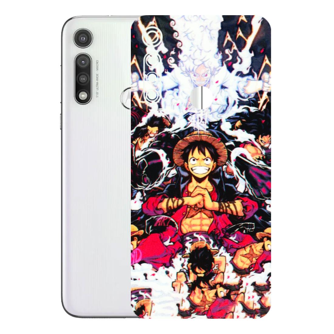 Motorola Phone Skins (All Models) - Luffy Anime Character - 3D Embossed Finish (L-203) Motorola Moto G Fast