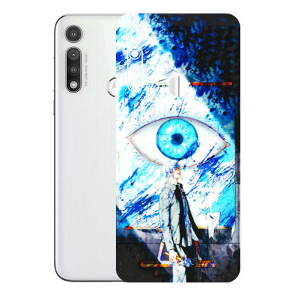 Motorola Phone Skins (All Models) - Gojo Satoru evil eye - 3D Embossed Finish (L-239) Motorola Moto G Fast