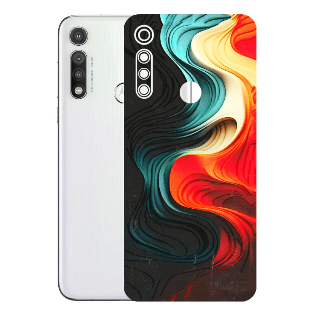 Motorola Phone Skins (All Models) - The Silky Swirl - 3D Embossed Finish (L-240) Motorola Moto G Fast