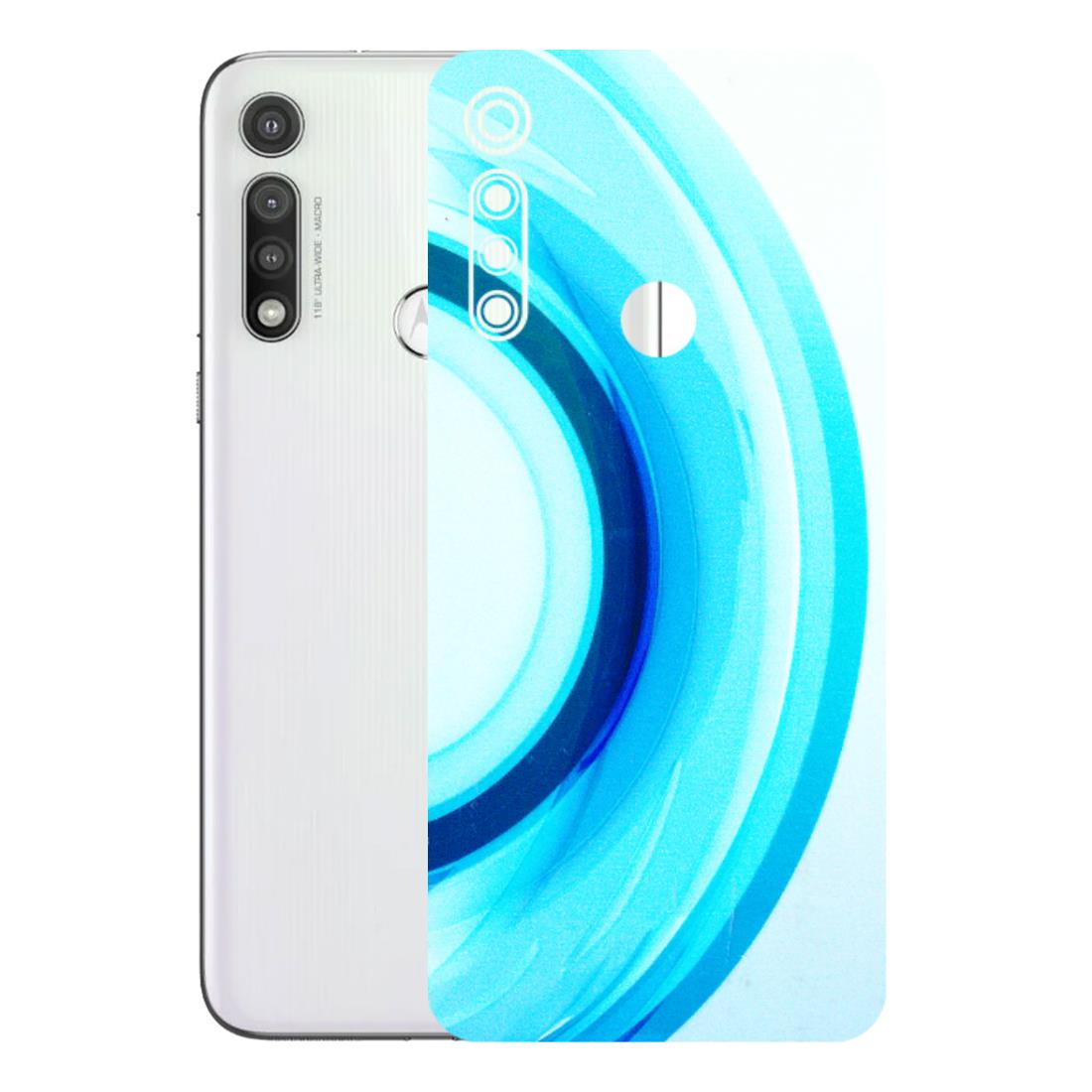 Motorola Phone Skins (All Models) - The Blue Curve - 3D Embossed Finish (L-244) Motorola Moto G Fast