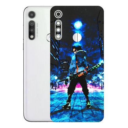 Motorola Phone Skins (All Models) - Demon Slayer Sword - 3D Embossed Finish (L-247) Motorola Moto G Fast