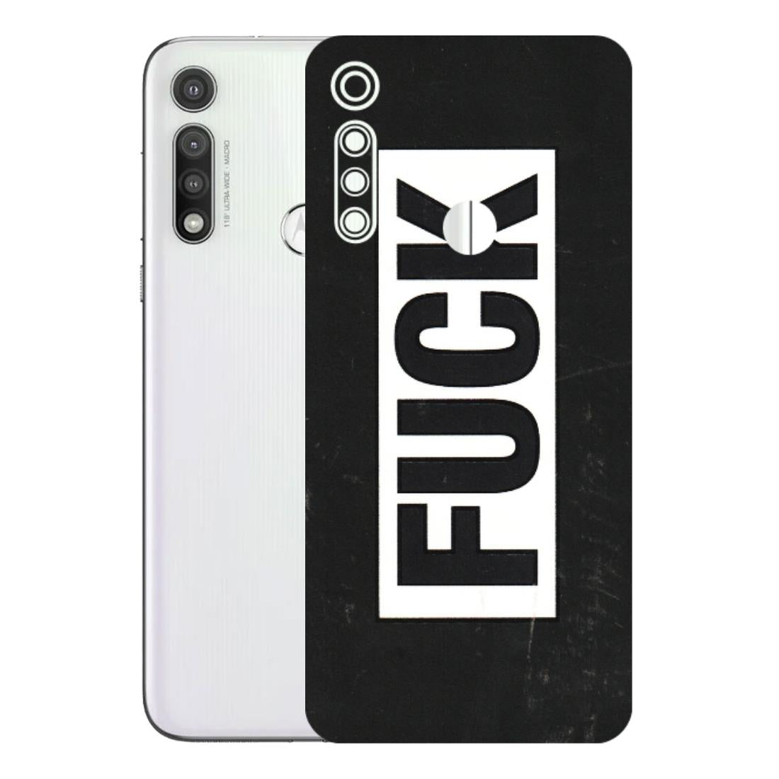 Motorola Phone Skins (All Models) - The F Word - 3D Embossed Finish (L-255) Motorola Moto G Fast