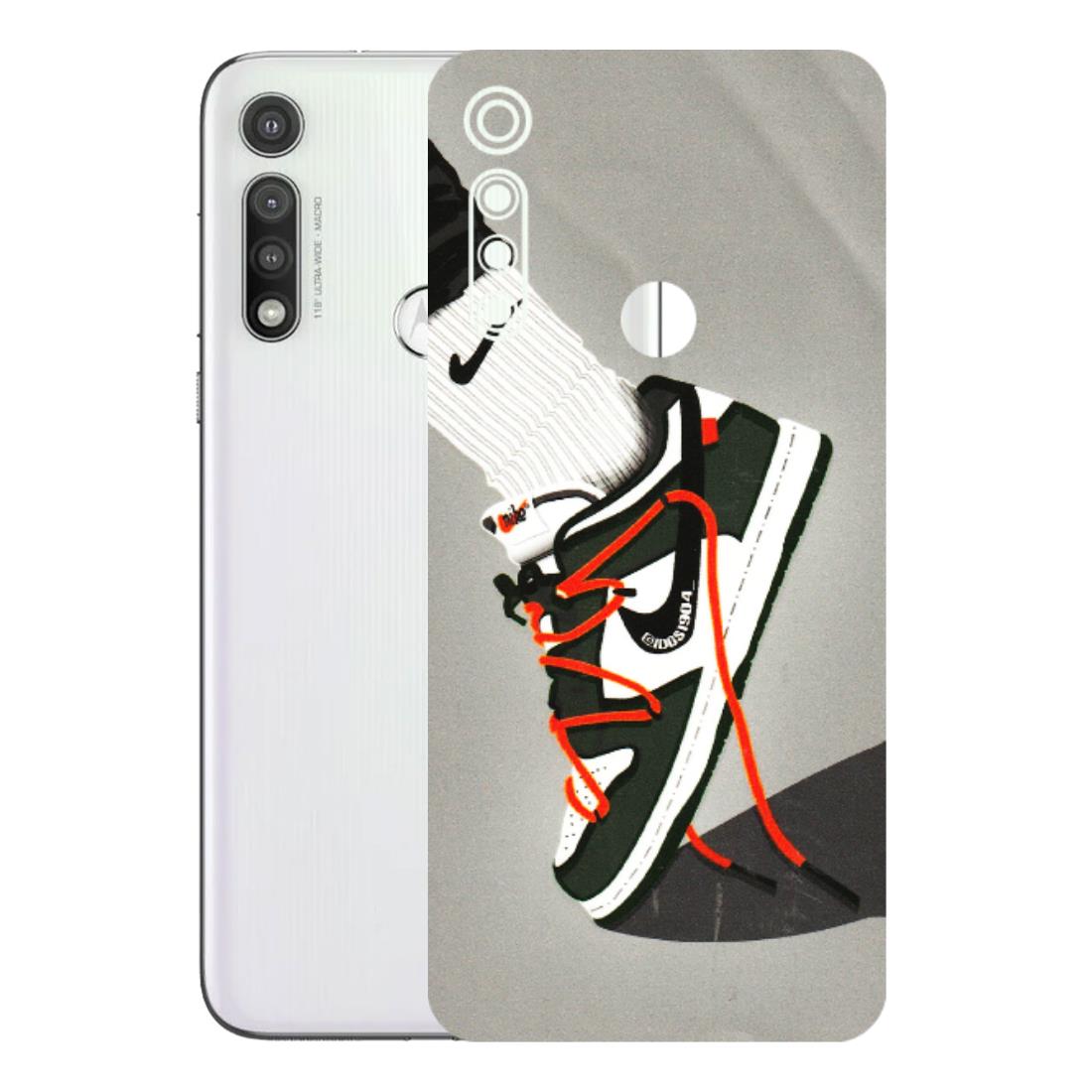 Motorola Phone Skins (All Models) - New Grey Sneaker - 3D Embossed Finish (L-261) Motorola Moto G Fast