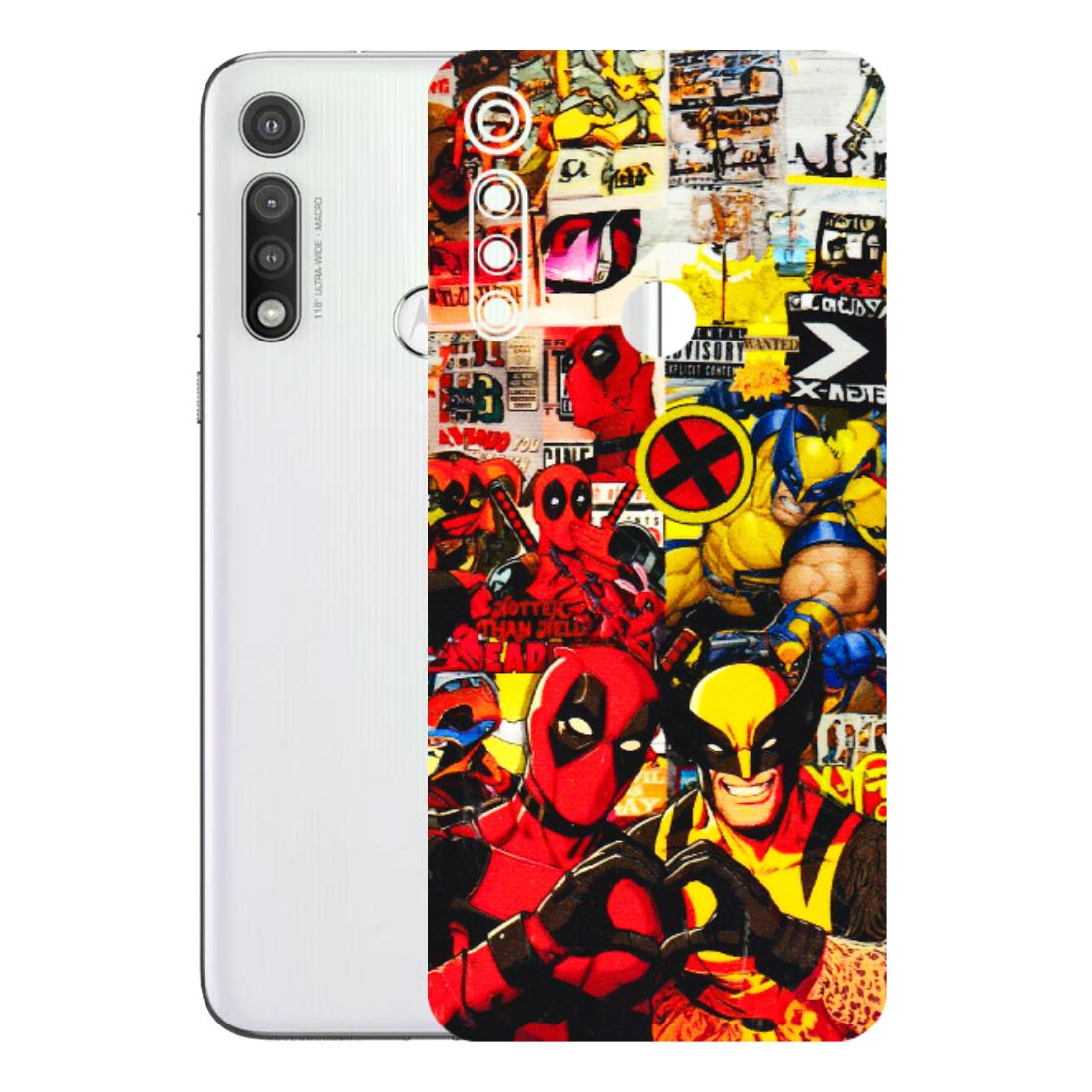 Motorola Phone Skins (All Models) - Spidy Wolverine - 3D Embossed Finish (L-310) Motorola Moto G Fast