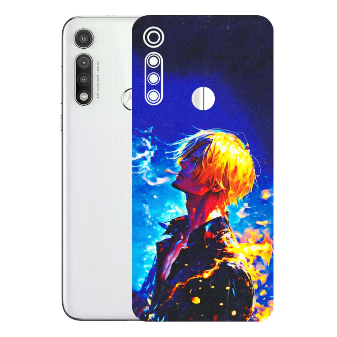 Motorola Phone Skins (All Models) - Sanji Vinsmoke One Piece - 3D Embossed Finish (L-319) Motorola Moto G Fast