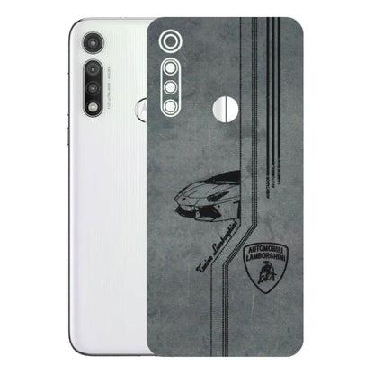 Motorola Phone Skins (All Models) - New Lamborgini Aventador - 3D Embossed Finish (L-321) Motorola Moto G Fast