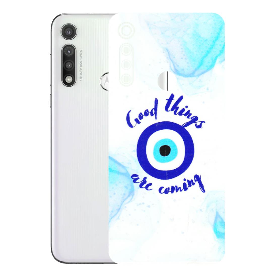 Motorola Phone Skins (All Models) - Evil Eye Good Things Are Coming - 3D Embossed Finish (L-322) Motorola Moto G Fast