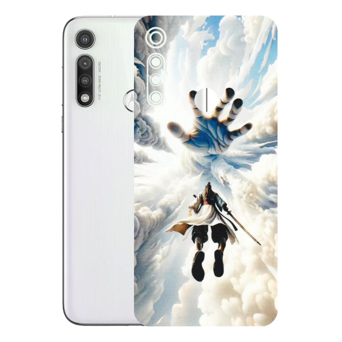 Motorola Phone Skins (All Models) - Big Hand With Monkey King - 3D Embossed Finish (L-323) Motorola Moto G Fast