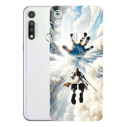 Motorola Phone Skins (All Models) - Big Hand With Monkey King - 3D Embossed Finish (L-323) Motorola Moto G Fast
