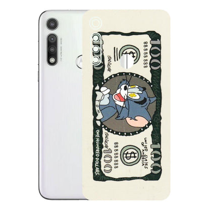 Motorola Phone Skins (All Models) - Tom Hundred Dollar - 3D Embossed Finish (L-324) Motorola Moto G Fast