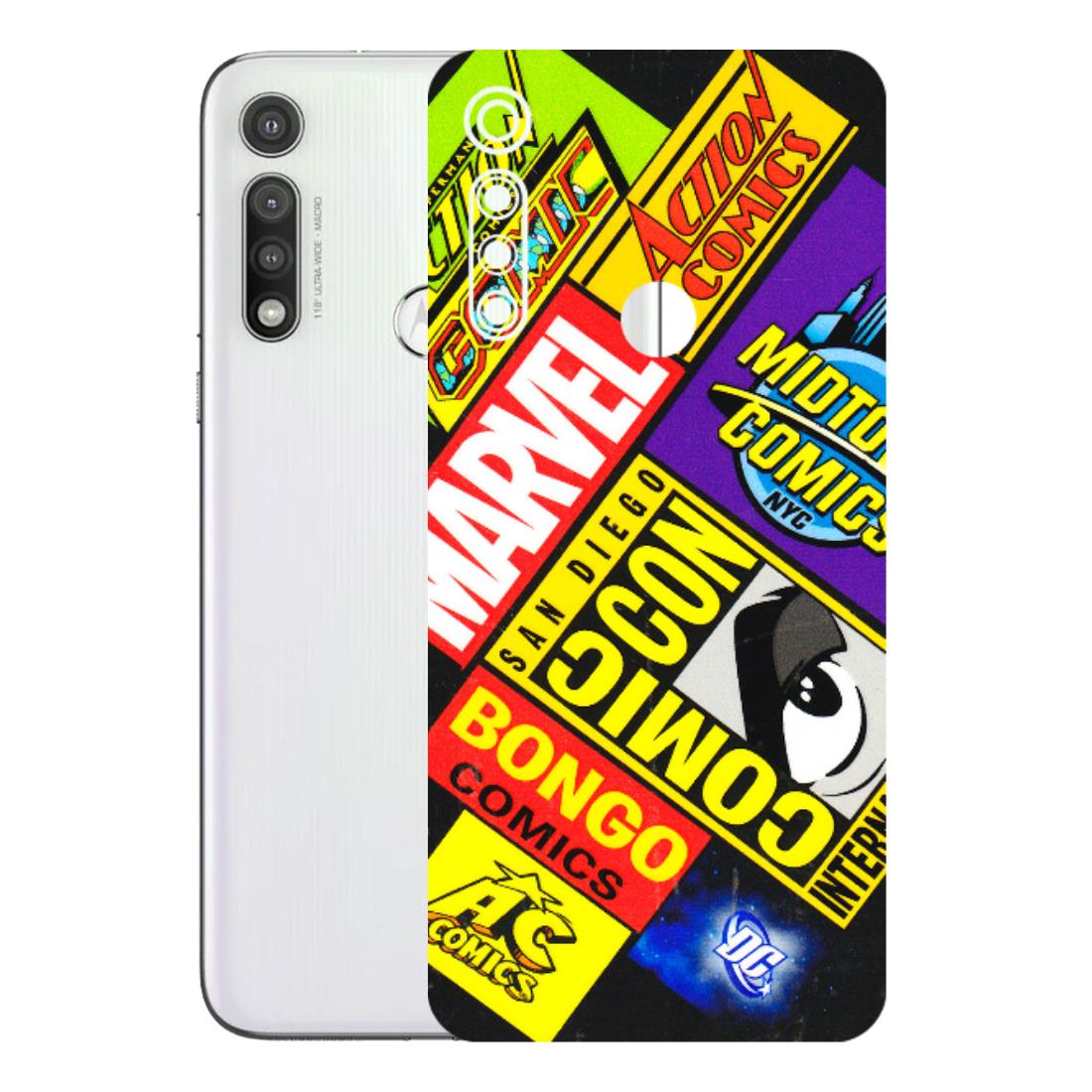 Motorola Phone Skins (All Models) - Bongo Comic Con - 3D Embossed Finish (L-325) Motorola Moto G Fast