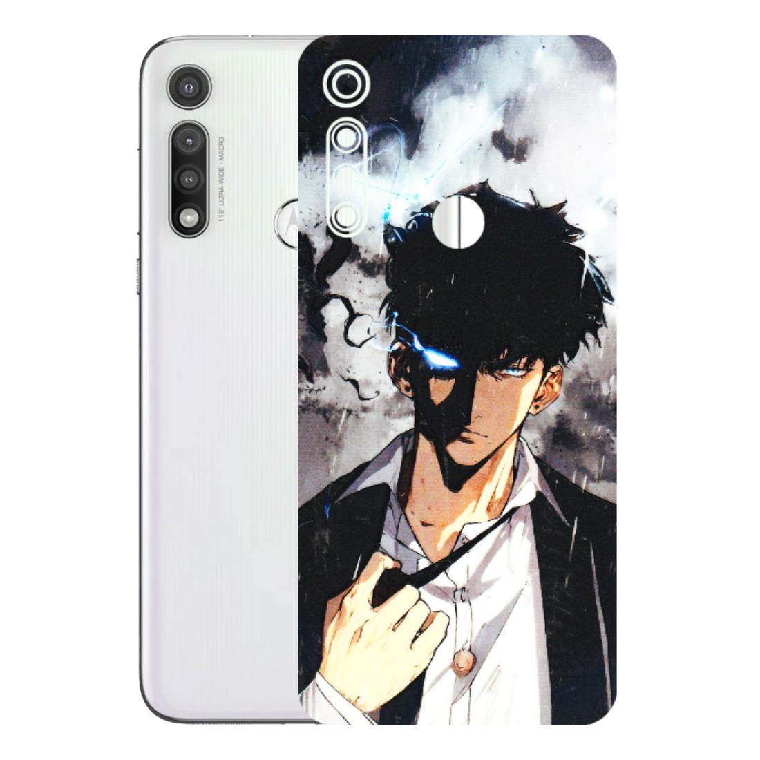 Motorola Phone Skins (All Models) - Sung Jinwoo Manhwa Anime - 3D Embossed Finish (L-328) Motorola Moto G Fast