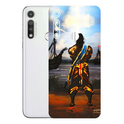 Motorola Phone Skins (All Models) - Heavenly God Figure - 3D Embossed Finish (L-34) Motorola Moto G Fast