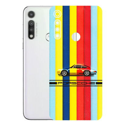 Motorola Phone Skins (All Models) - Multicolour Porche - 3D Embossed Finish (L-39) Motorola Moto G Fast