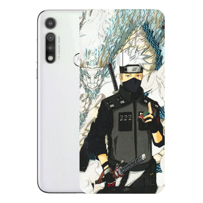 Motorola Phone Skins (All Models) - Kakashi Hatake Naruto Anime - 3D Embossed Finish (L-46) Motorola Moto G Fast