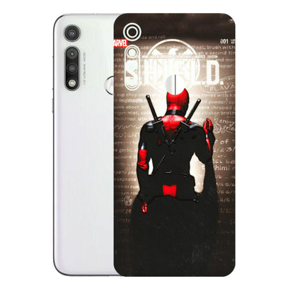 Motorola Phone Skins (All Models) - Deadpool - 3D Embossed Finish (L-56) Motorola Moto G Fast