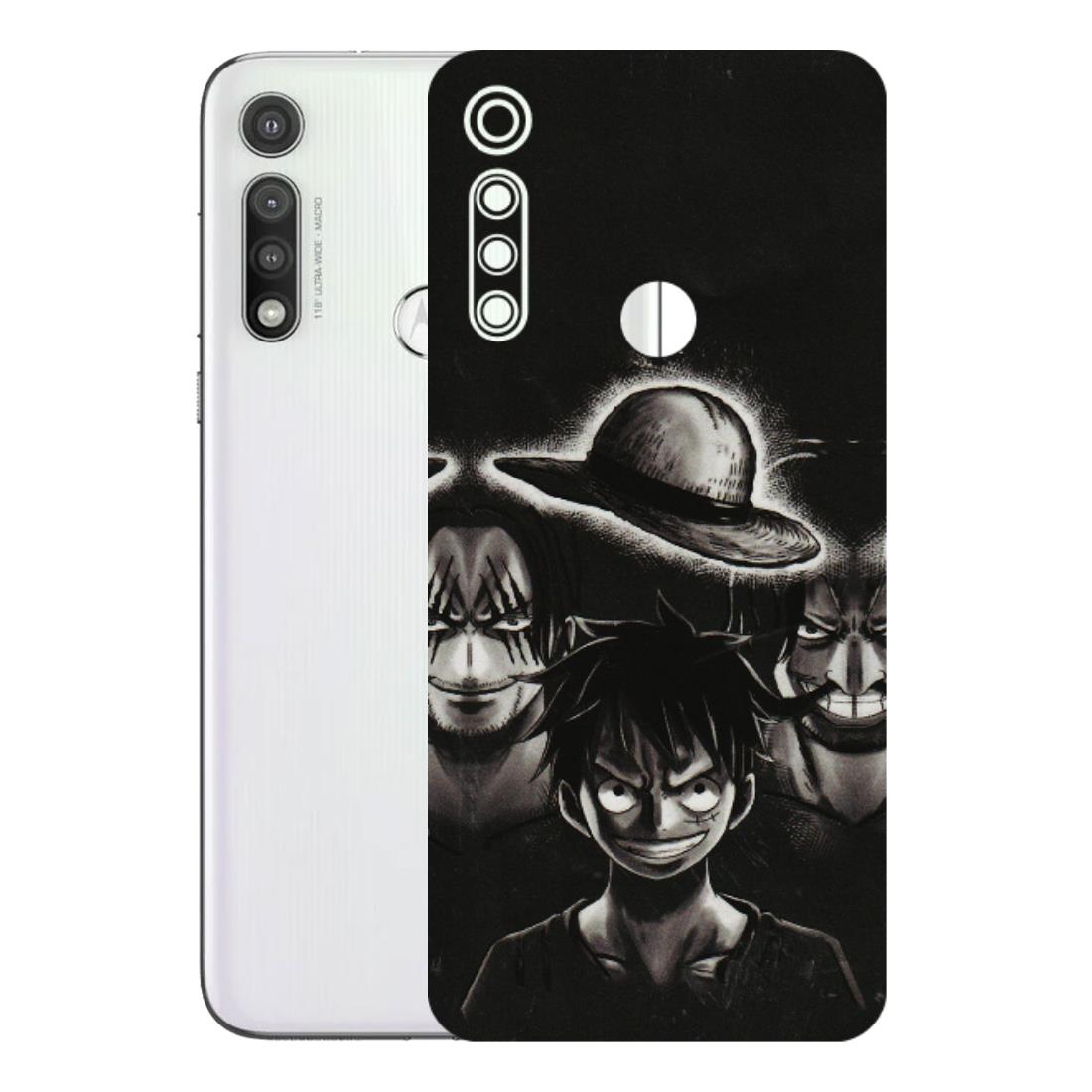 Motorola Phone Skins (All Models) - Black Luffy Hat - 3D Embossed Finish (L-57) Motorola Moto G Fast